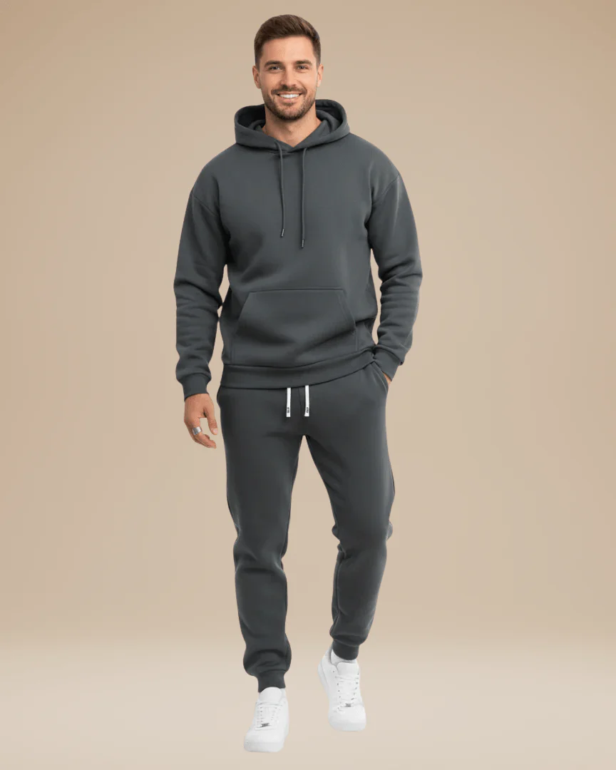 Alzara | Completo Sportivo Felpa Con Cappuccio E Jogger - Image 10