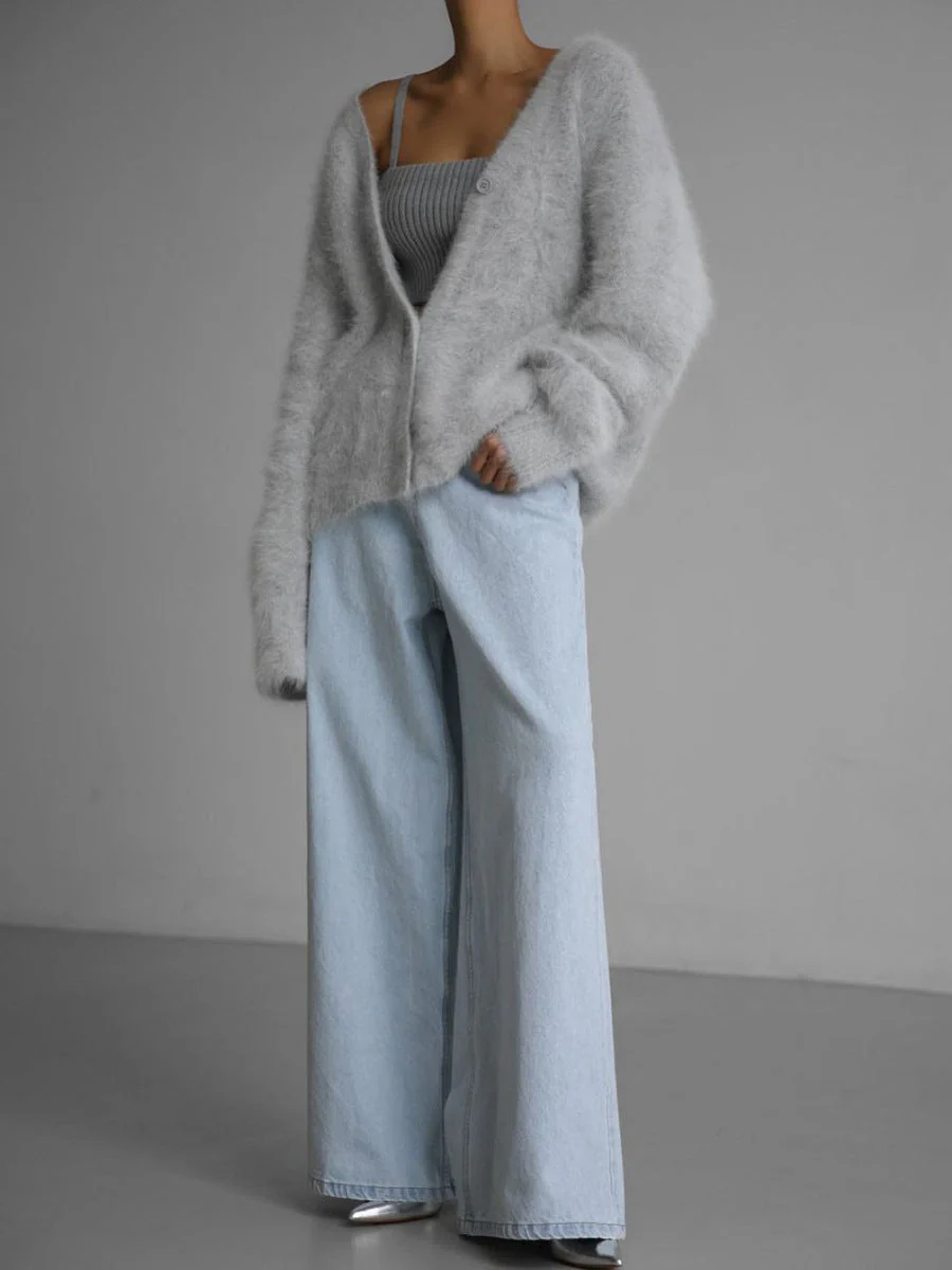 Cardigan Donna Morbido in Maglia Pelosa | Alessa - Image 3
