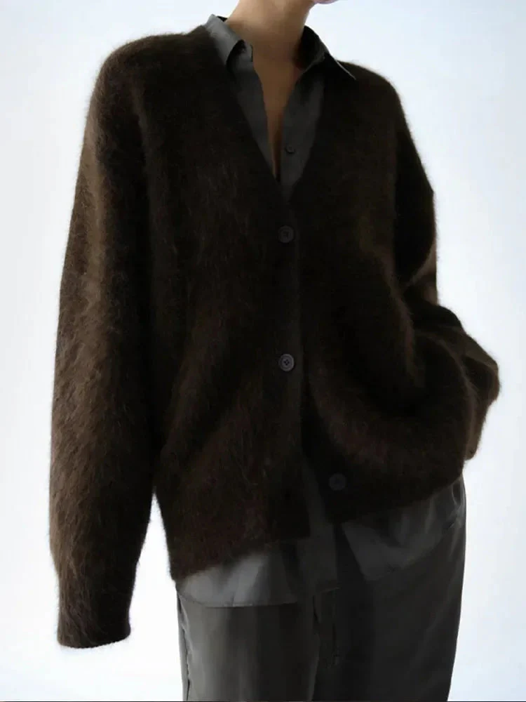 Cardigan Donna Morbido in Maglia Pelosa | Alessa - Image 9