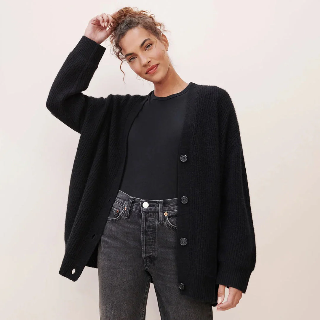 Cavaro | Cardigan Oversize in Cashmere - Image 4