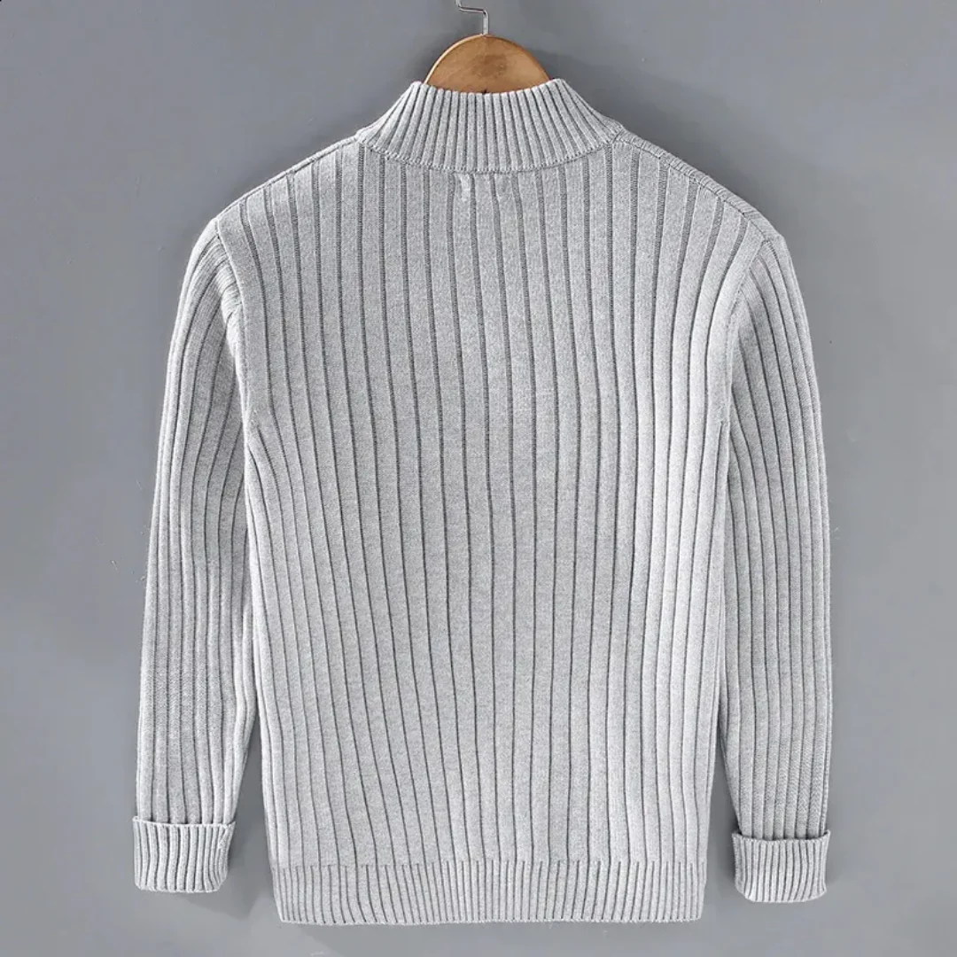 Cavira | Cardigan Maglia Autunnale con Zip - Image 4