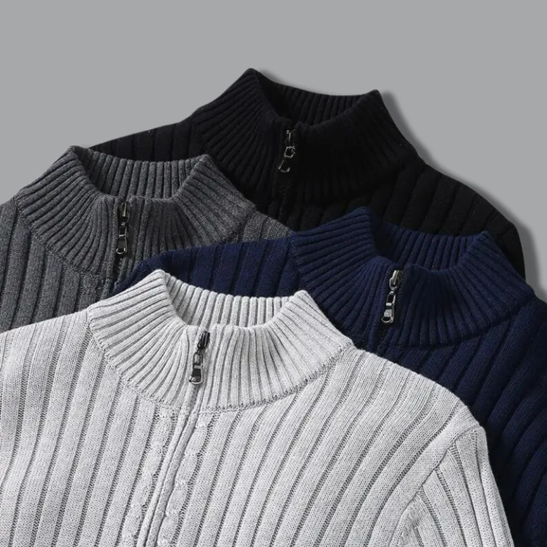 Cavira | Cardigan Maglia Autunnale con Zip - Image 5