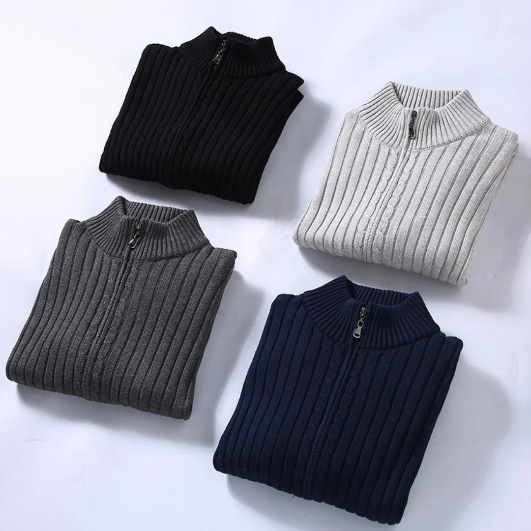Cavira | Cardigan Maglia Autunnale con Zip - Image 6