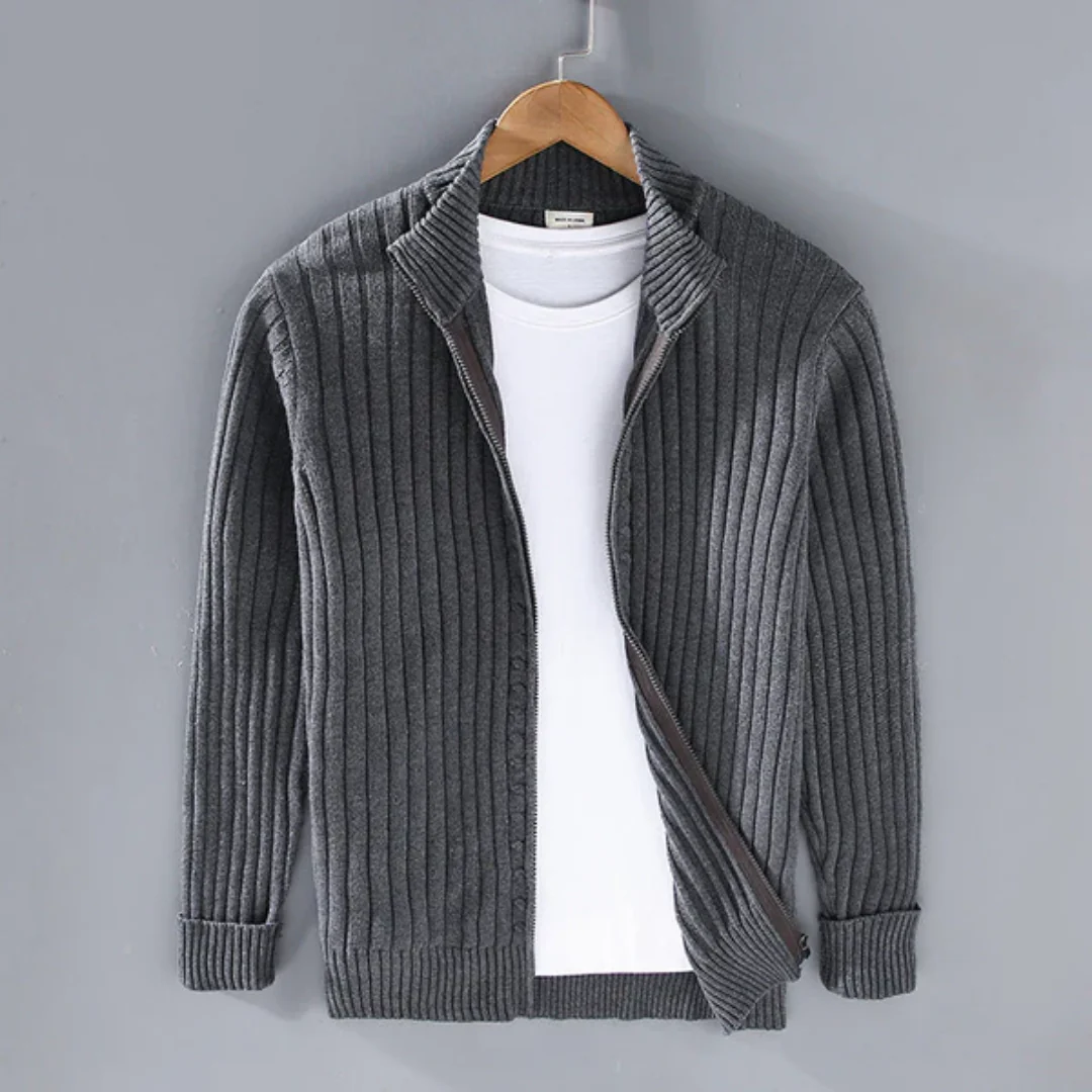 Cavira | Cardigan Maglia Autunnale con Zip - Image 8