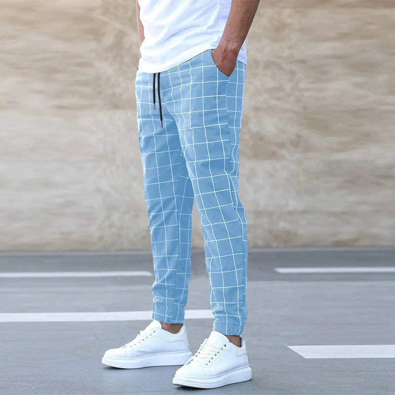 Cortina | Pantaloni Jogger A Quadri - Image 4