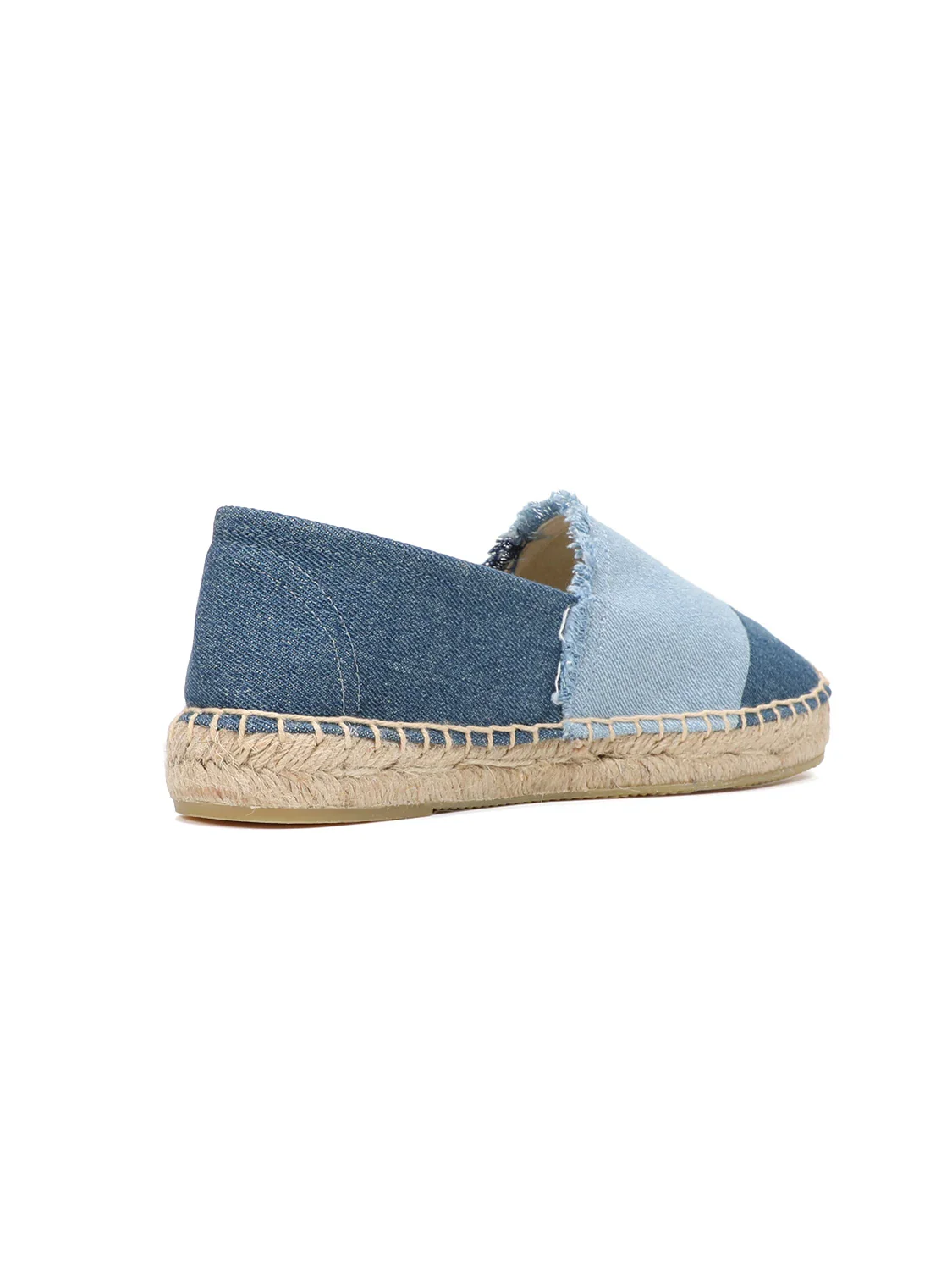Espir | Scarpe Denim Piattaforma Patchwork Espadrillas - Image 4