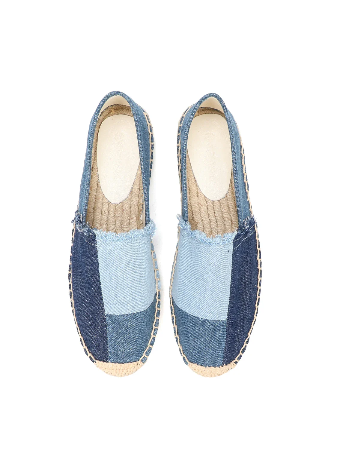 Espir | Scarpe Denim Piattaforma Patchwork Espadrillas - Image 5