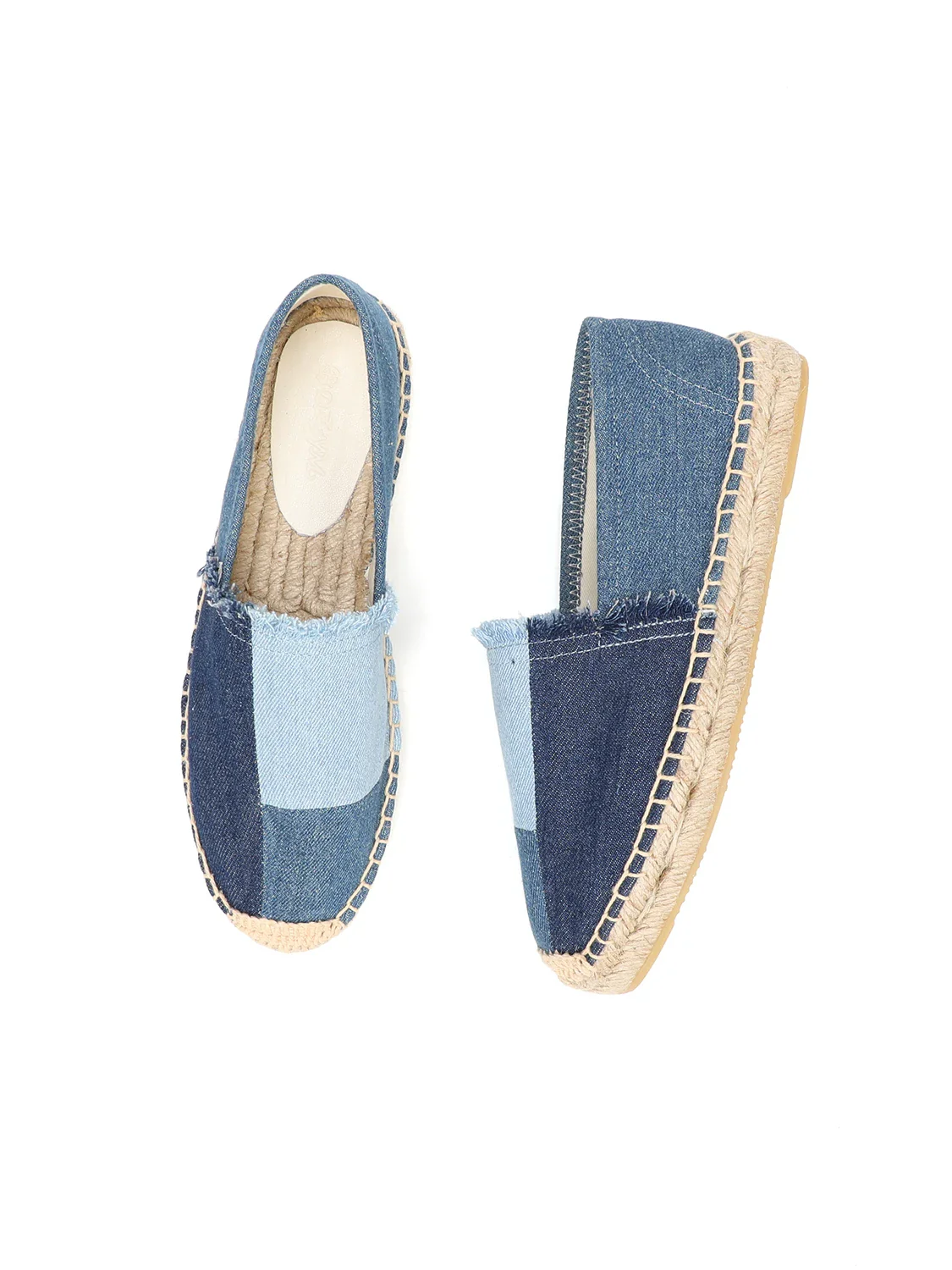 Espir | Scarpe Denim Piattaforma Patchwork Espadrillas - Image 6