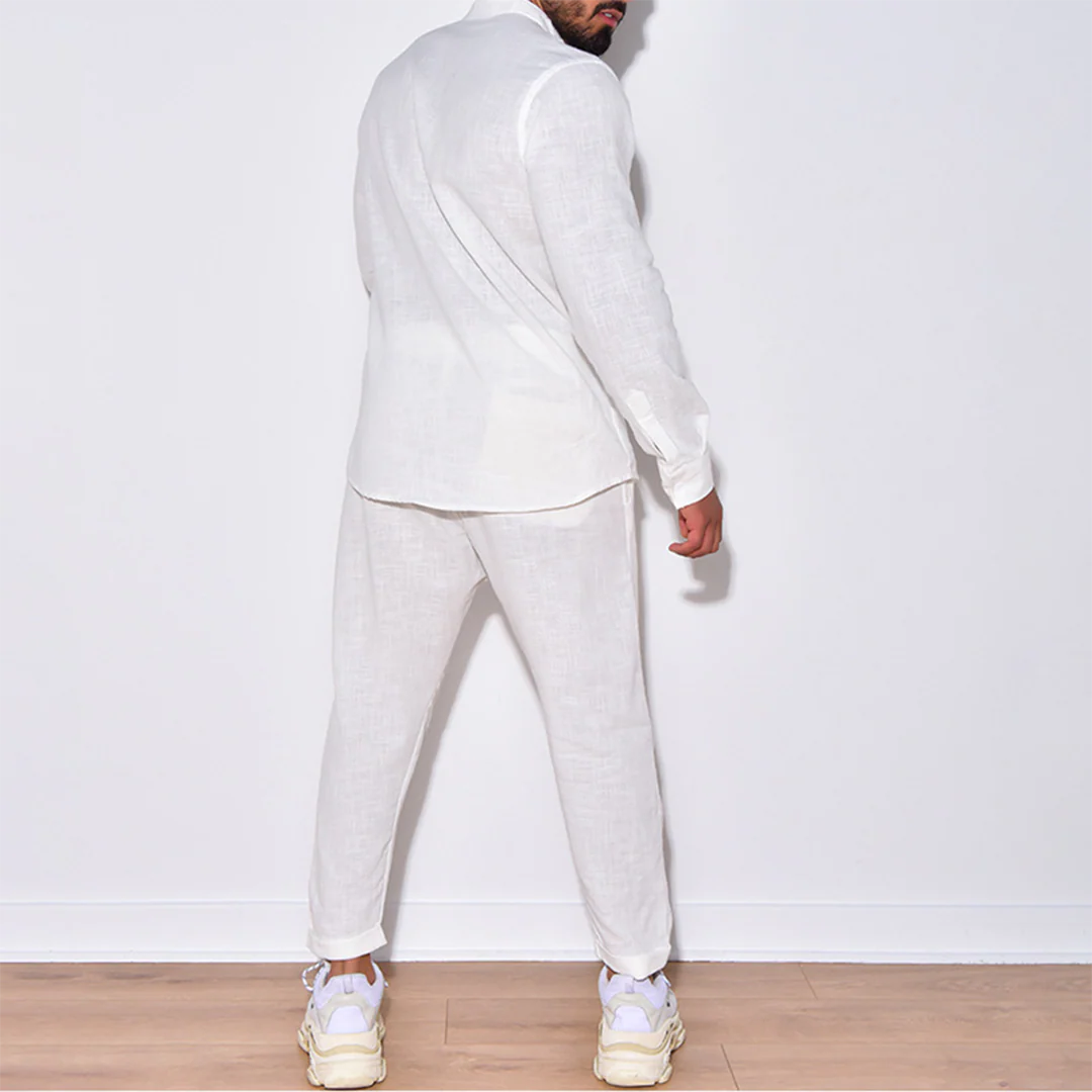 Felic | Completi Casual in Lino - Image 4