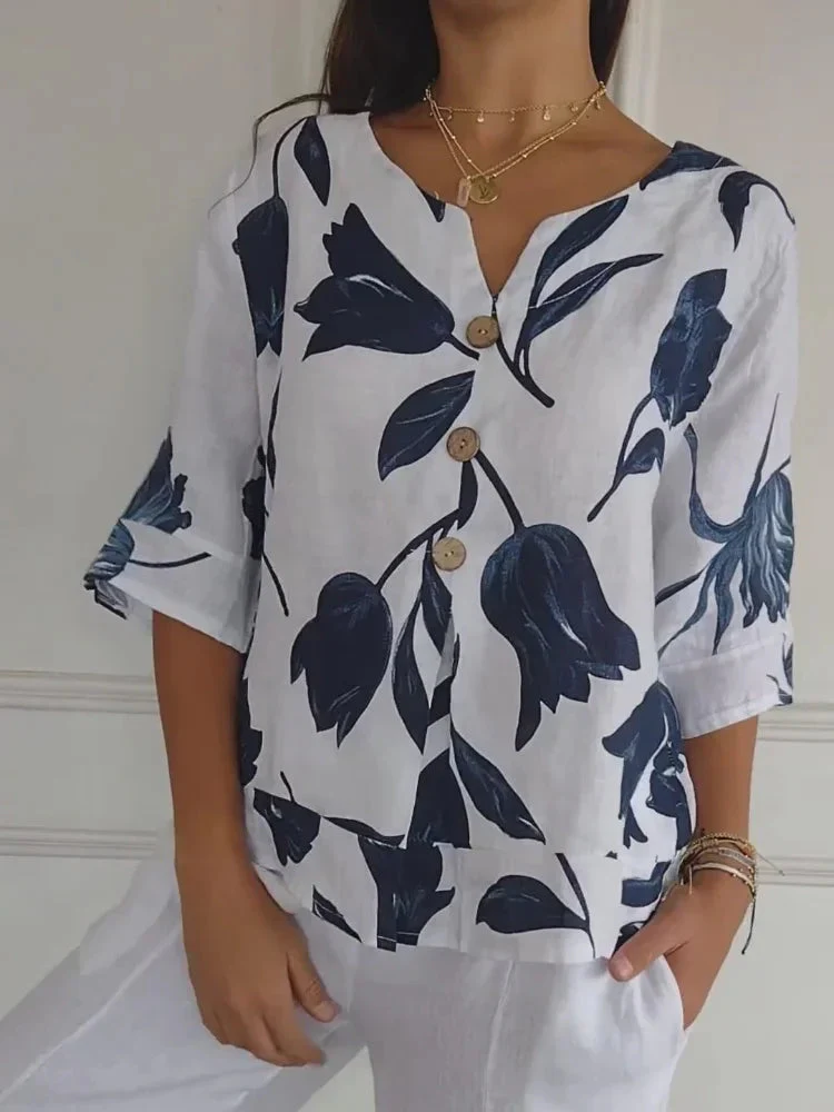 Fiora | Blusa Floreale Leggera - Image 3