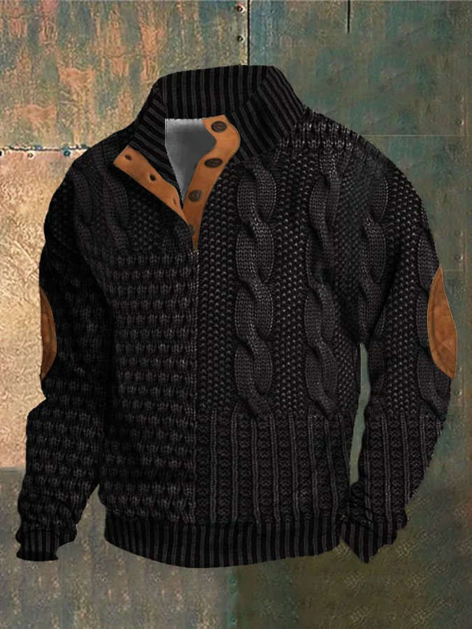 Maglione Casual Con Bottoni Per Uomo | Tervon - Image 11