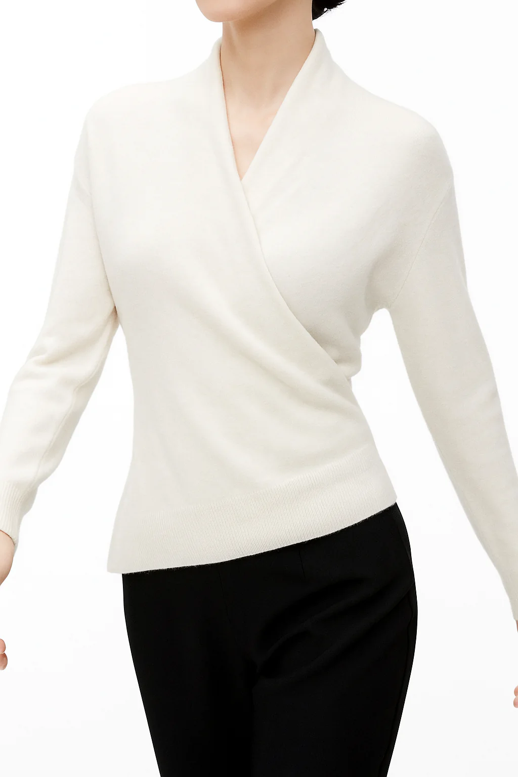 Maglione Donna Incrociato con Scollo a V | Serena - Image 4