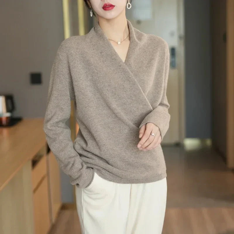 Maglione Donna Incrociato con Scollo a V | Serena - Image 7