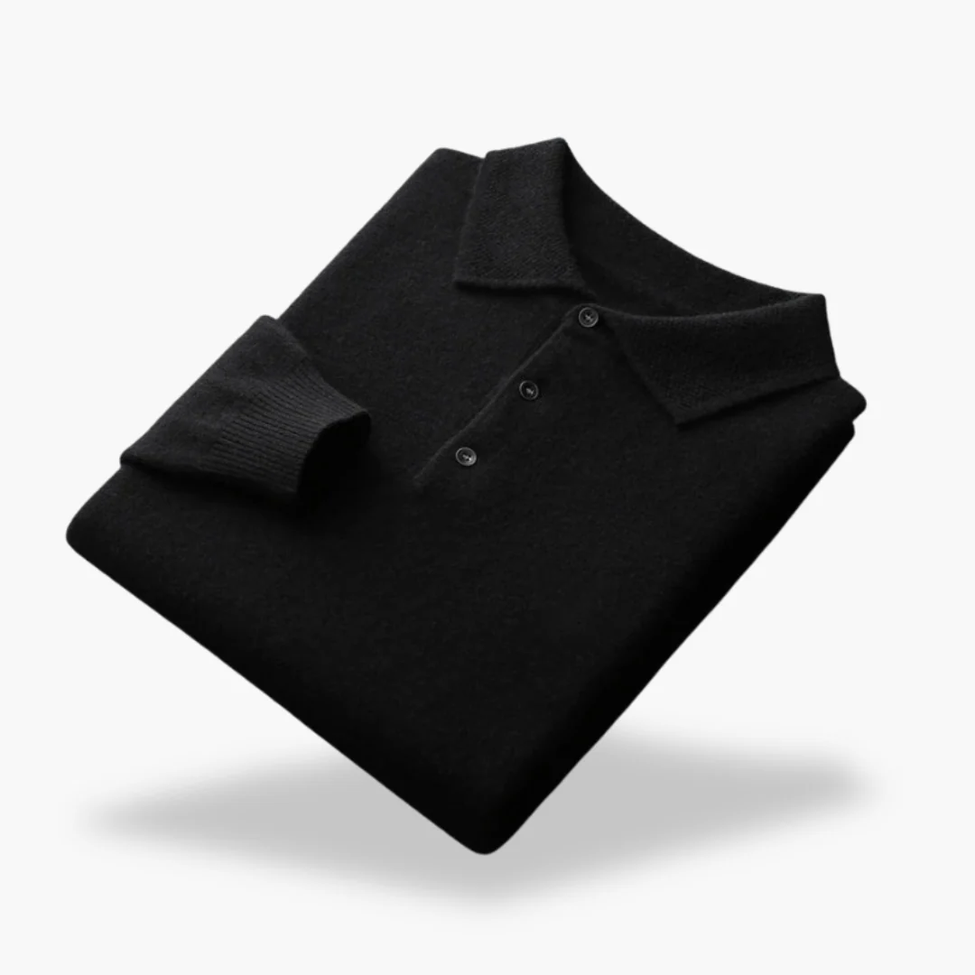 Maglione Polo In Lana Blu Per Uomo | Zelvian - Image 7