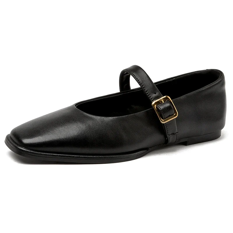 Marta | Scarpe Mary Jane Piatte in Pelle Bovina - Image 3