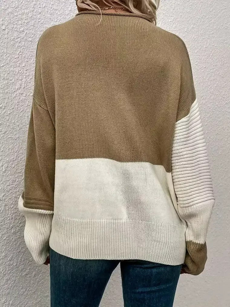 Mavlone | Maglione A Blocchi Di Colore Con Maniche Lunghe - Image 3