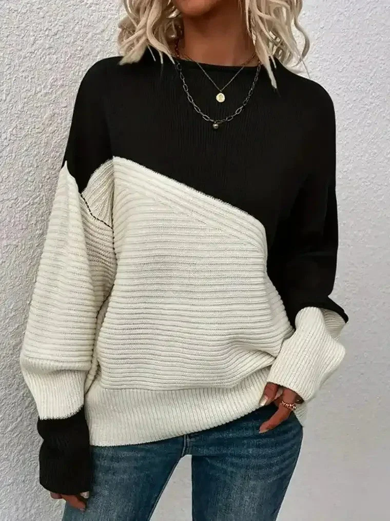 Mavlone | Maglione A Blocchi Di Colore Con Maniche Lunghe - Image 4