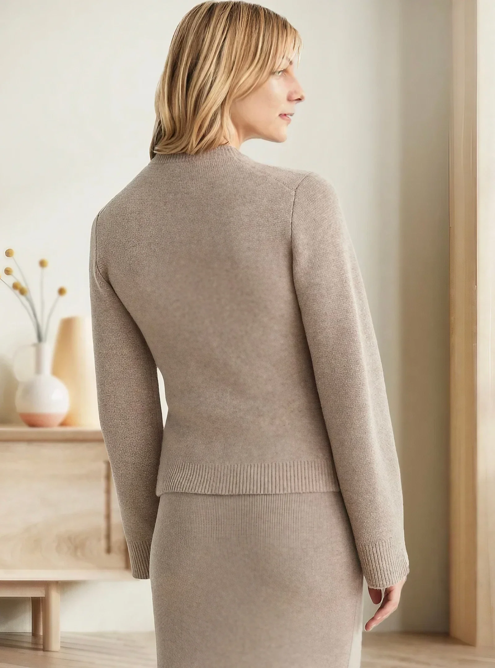 Morbido | Cardigan Con Bottoni Autunnale - Image 6