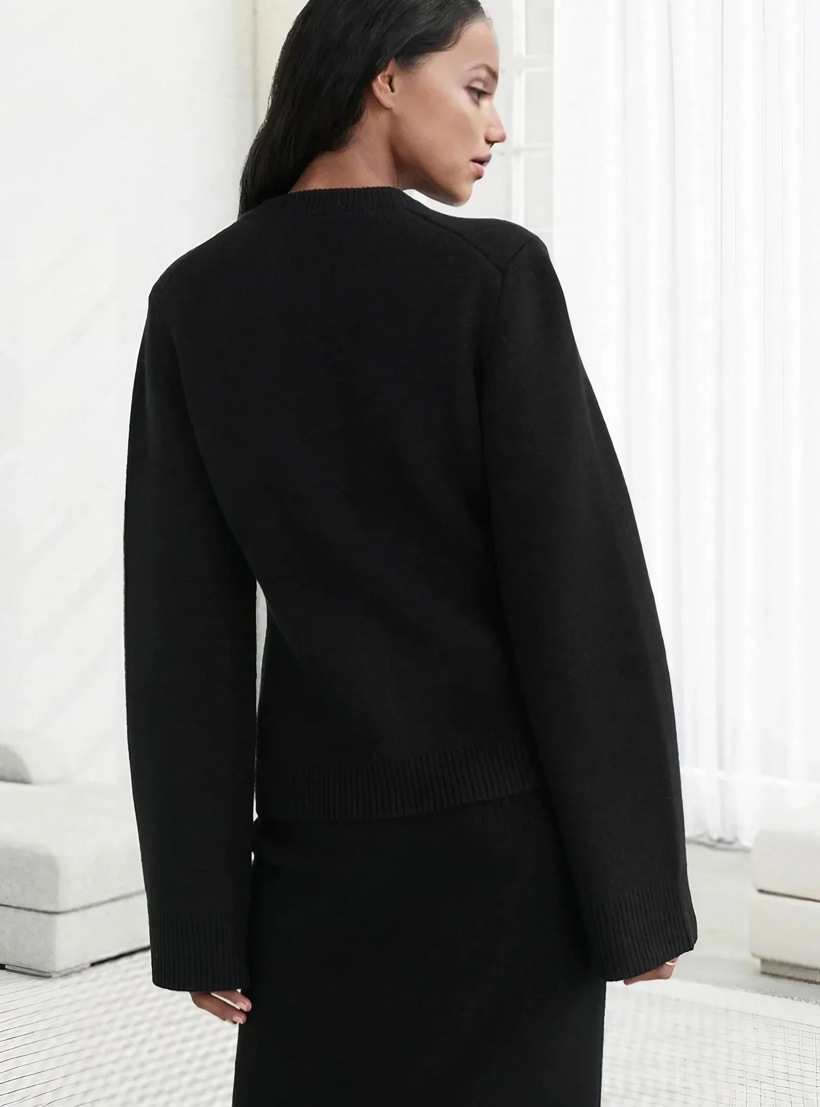 Morbido | Cardigan Con Bottoni Autunnale - Image 9