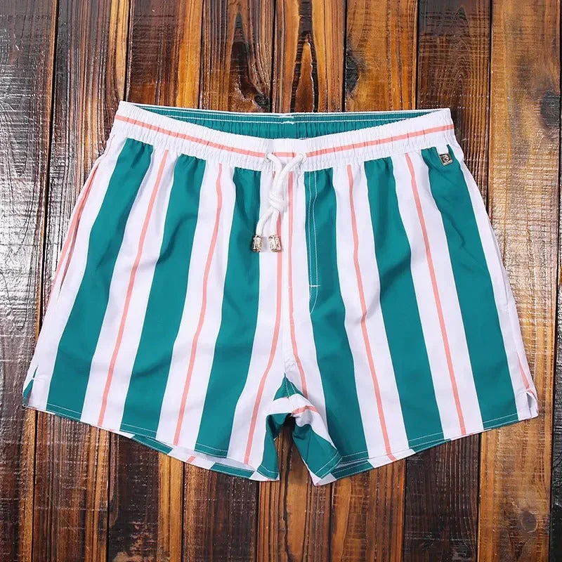 Panta | Pantaloni Corti a Righe Marittime - Image 7