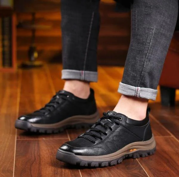 Scarpe Casual da Uomo in Pelle con Suola Antiscivolo | Euclid - Image 7