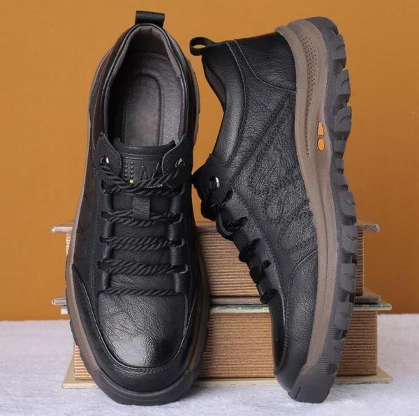 Scarpe Casual da Uomo in Pelle con Suola Antiscivolo | Euclid - Image 8