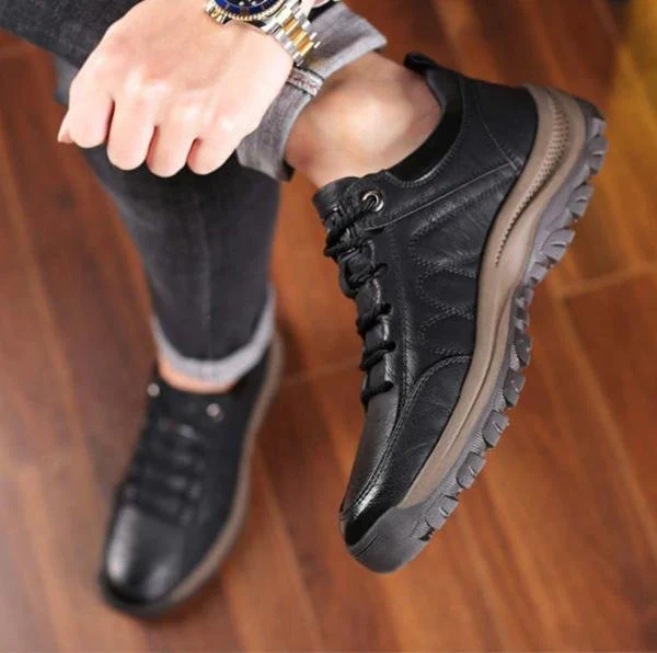 Scarpe Casual da Uomo in Pelle con Suola Antiscivolo | Euclid - Image 9