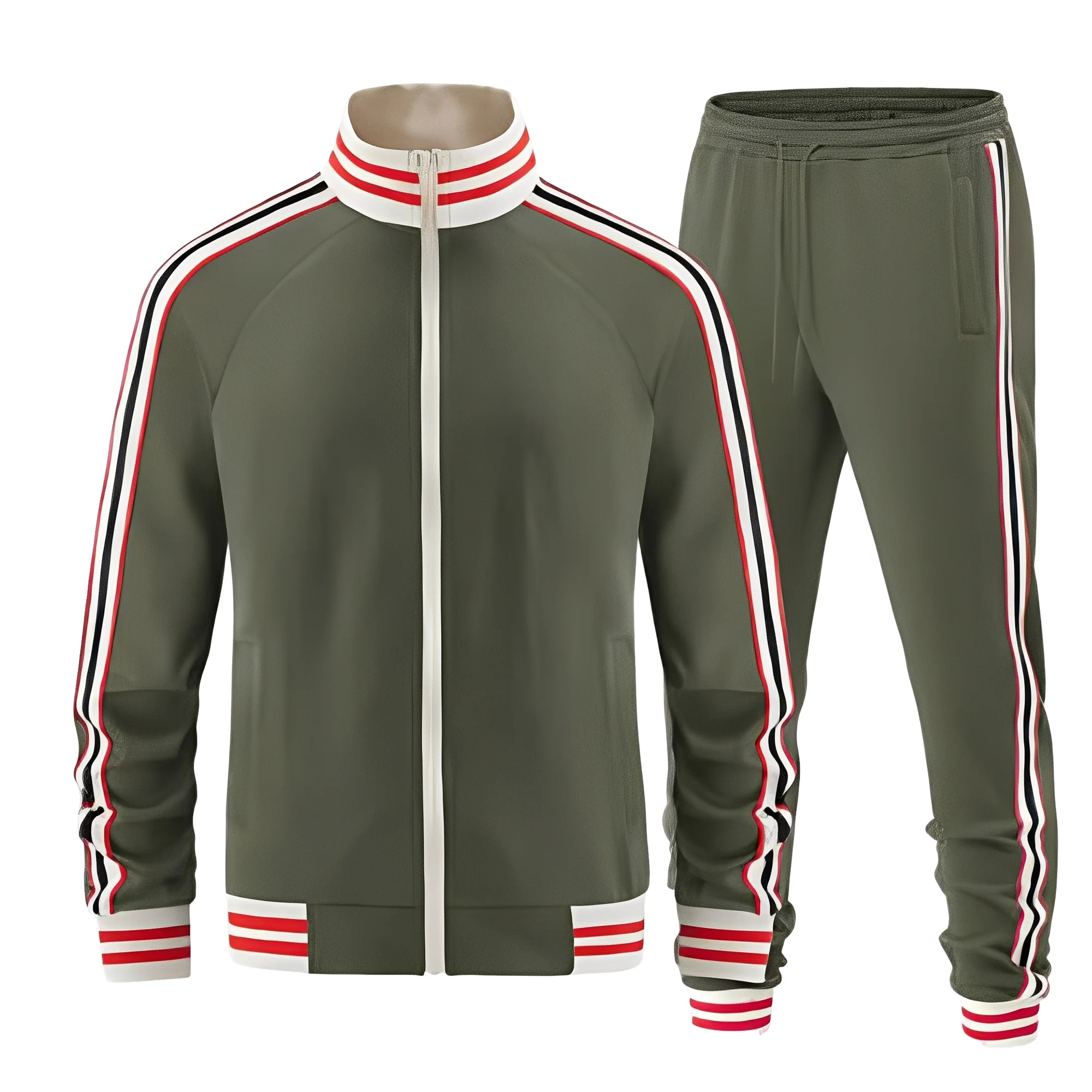 Set Sportivo Elegante A Righe Per Uomo | Varnel - Image 3