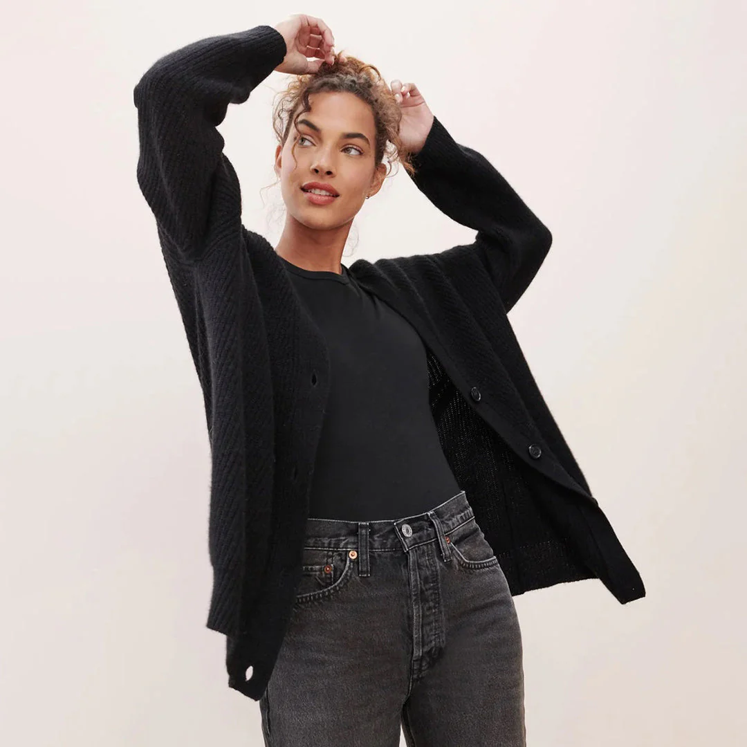 Zelvani | Cardigan Lungo In Cashmere Morbido - Image 3